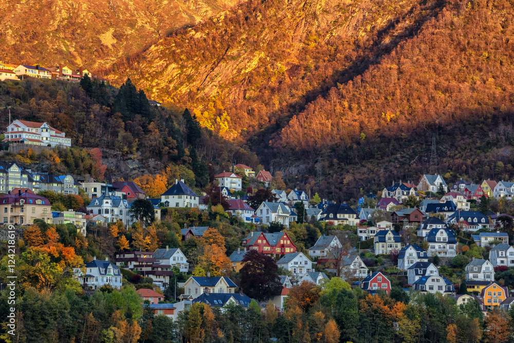 Fall in Bergen, Norway