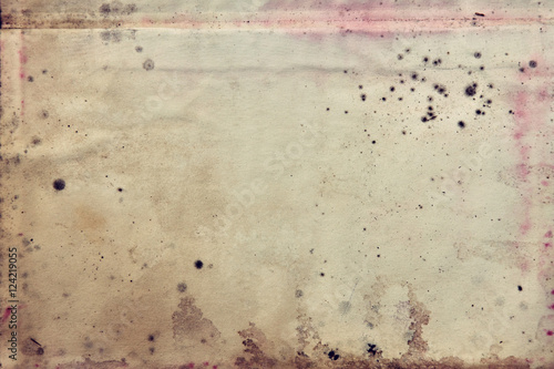 Bild auf Leinwand Grunge vintage very old paper blank letter