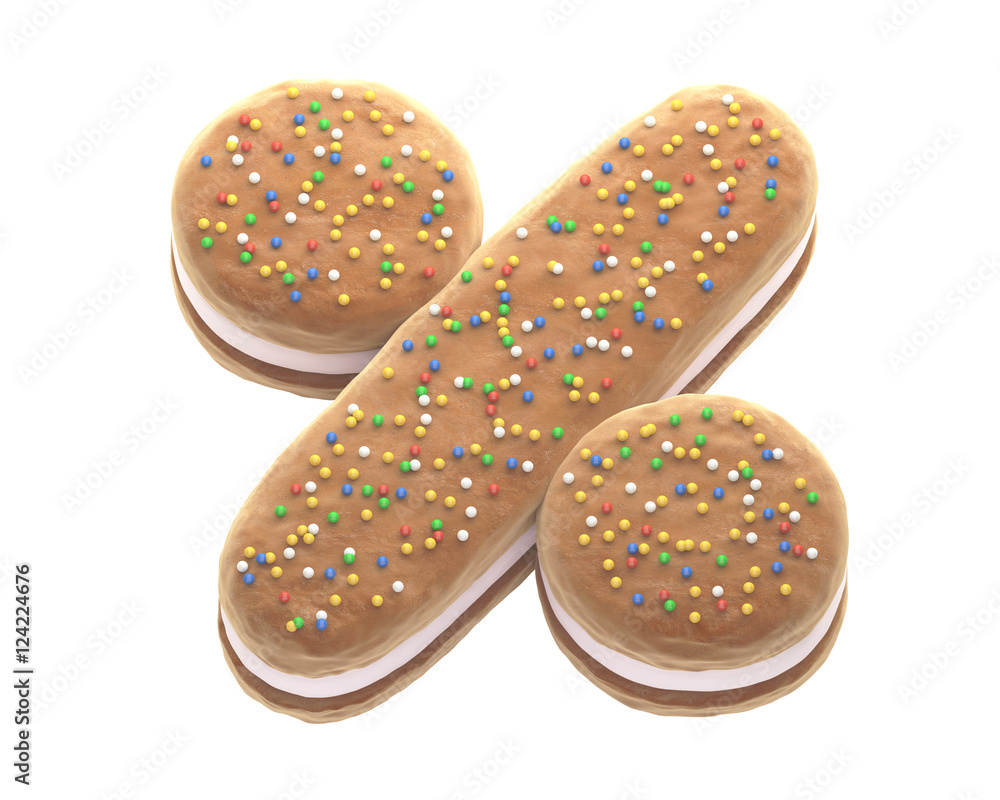 Sandwich Biscuits With cream font.
Sandwich Biscuits With cream font.