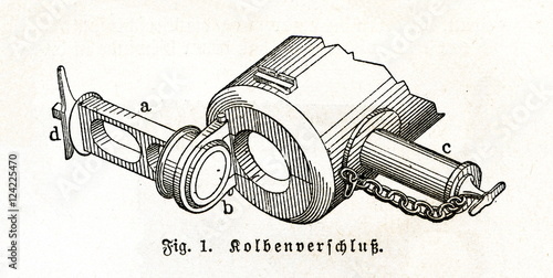 Cylinder breech (from Meyers Lexikon, 1895, 7/441)