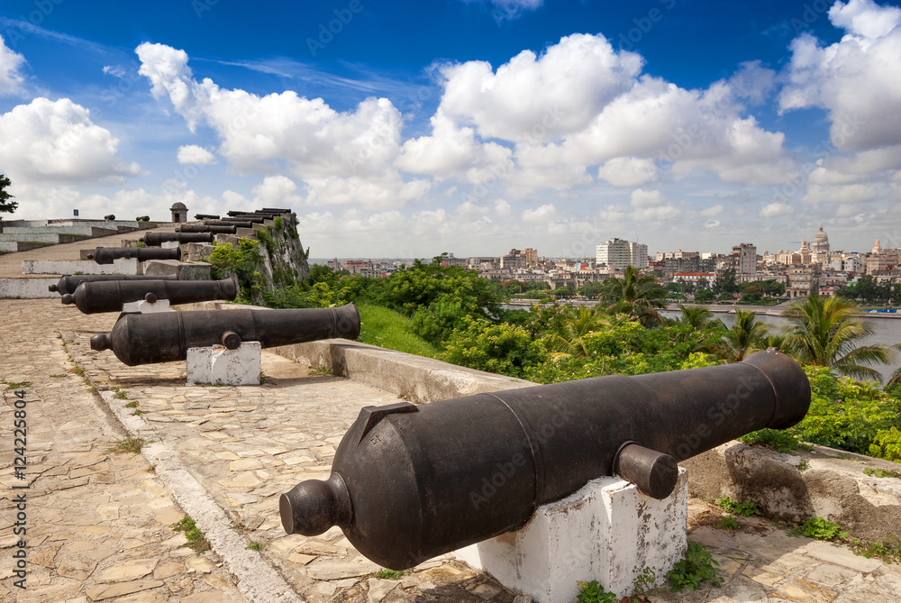 La Havana view from el Morro fortress,Cuba