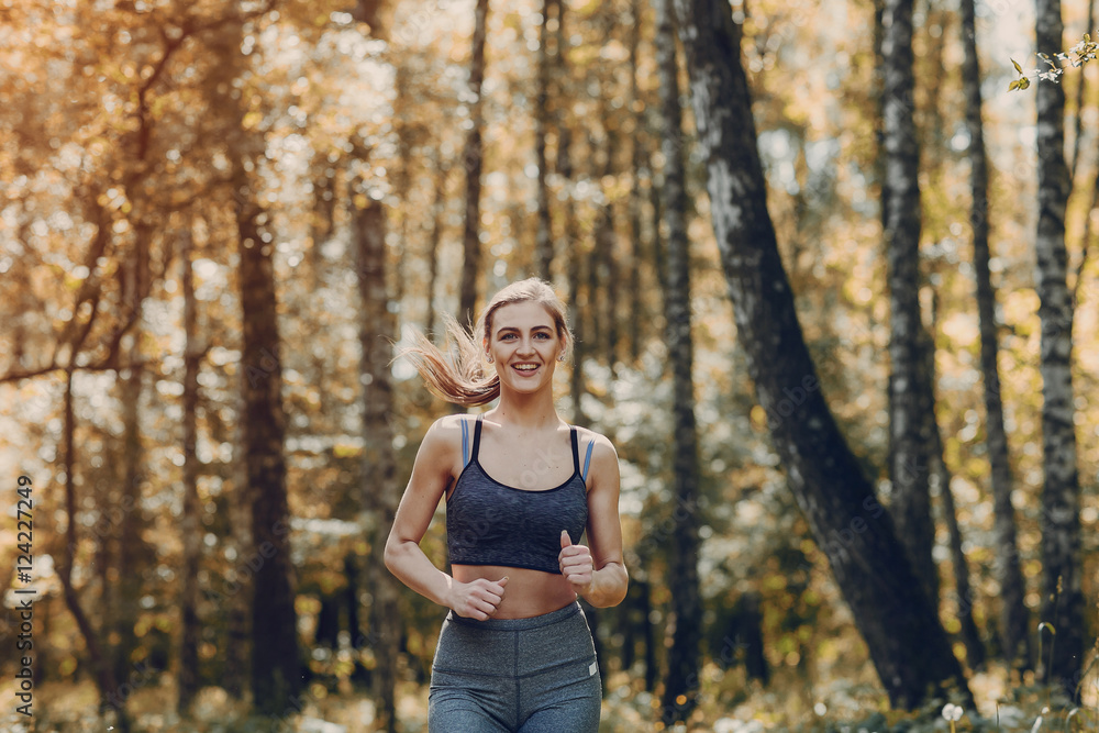 beautiful sporty girl