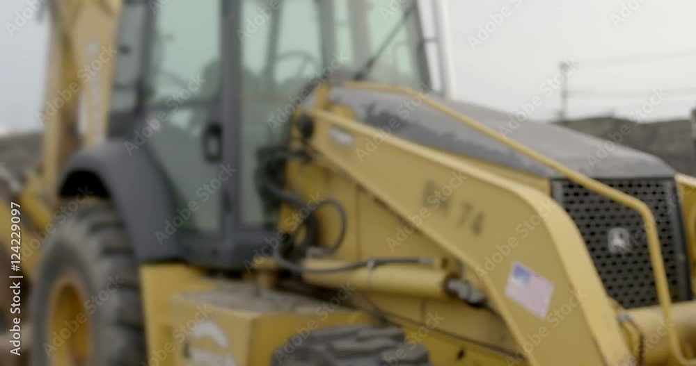 Close up of a bulldozer Close up of a bulldozer