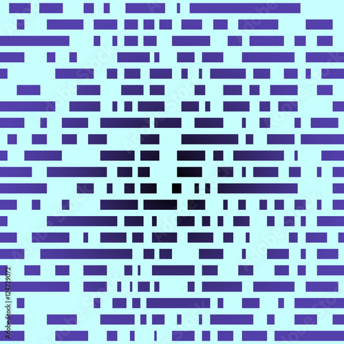Seamless background with intermittent dashes in purple and turquoise tones.