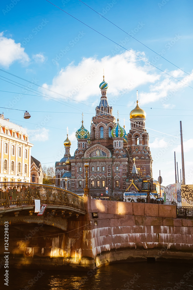 Cathedral of the Savior on Spilled Blood. Russia, Saint-Petersbu