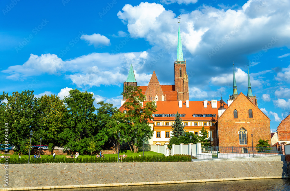 Collegiate Church of the Holy Cross and St. Bartholomew in Wroclaw, Poland