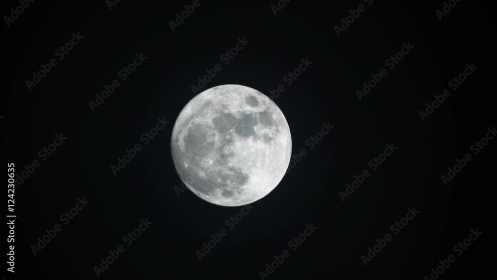View of full moon in sky at night View of full moon in sky at night