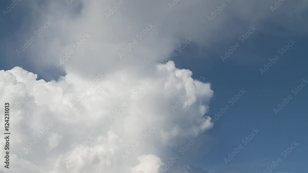 Timelapse of clouds moving in blue sky Timelapse of clouds moving in blue sky