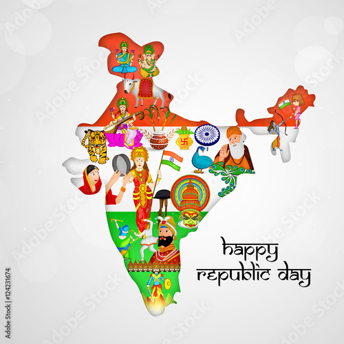 India Republic Day background