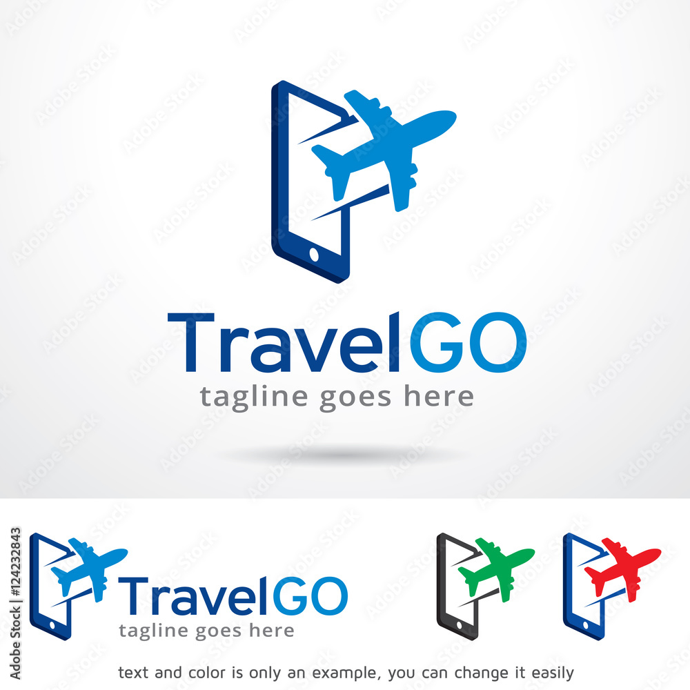 Obraz premium Travel Go Logo Template Design Vector