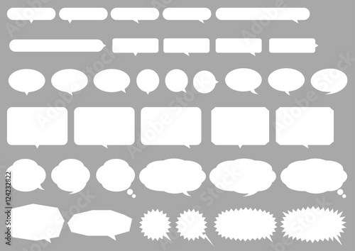 comment balloon illustrations