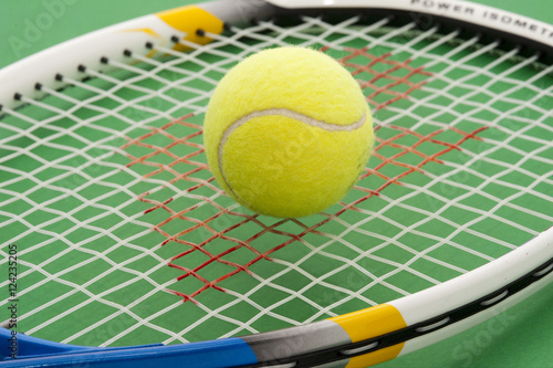 ball and tennis racket © photoeverywhere