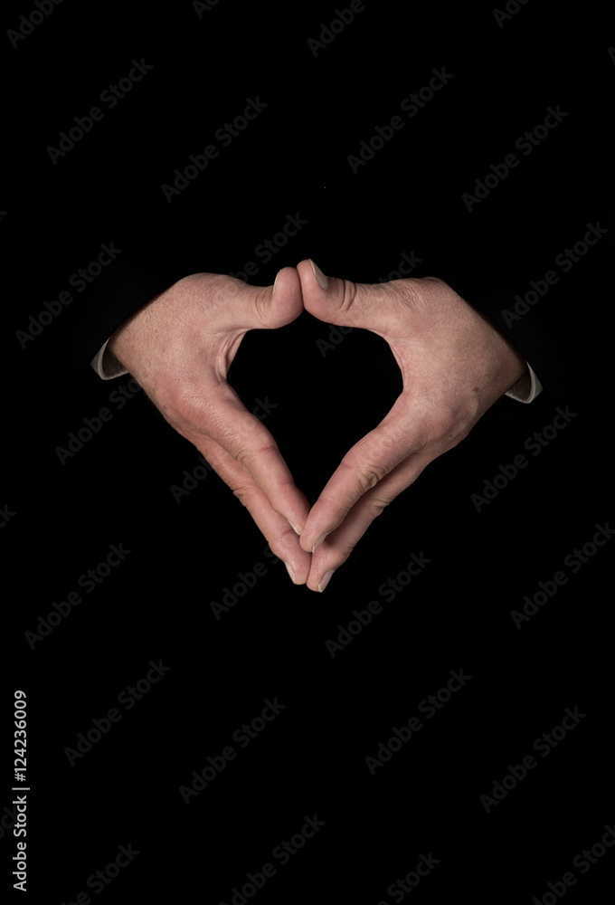 Obraz premium Hände, Geste, Zeichen, Macht, Politik, Wir schaffen das