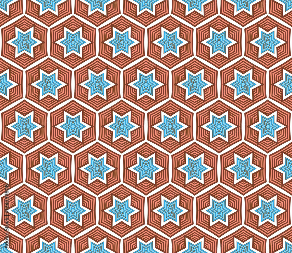 winter hexagonal pattern on paper and textiles winter hexagonal pattern on paper and textiles