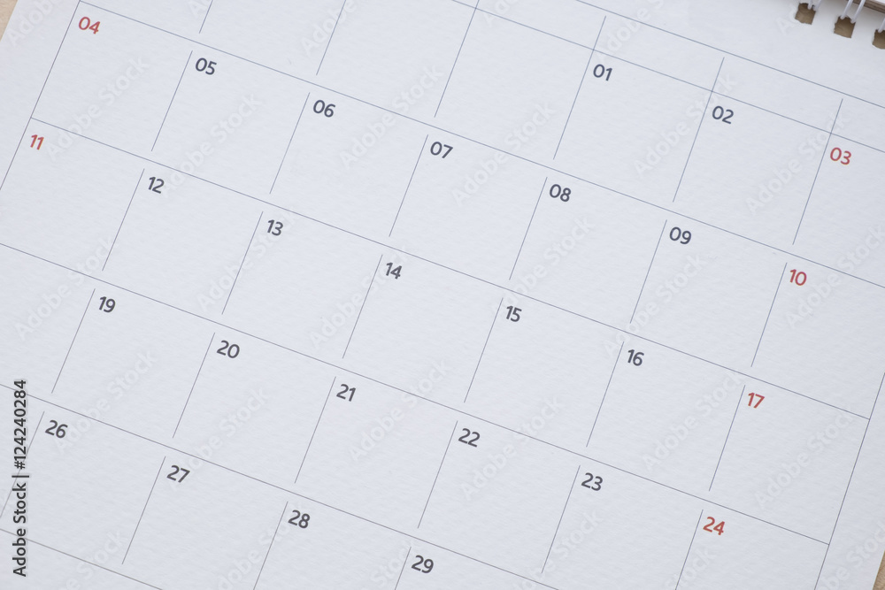 close up calendar date close up calendar date