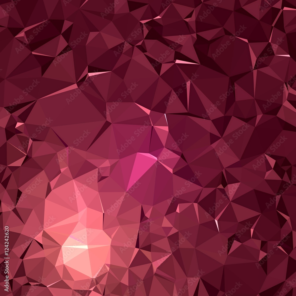 Abstract 3d luminescent purple polygonal and low poly background. Background with dark purple triangles. Abstract 3d luminescent purple polygonal and low poly background. Background with dark purple triangles.