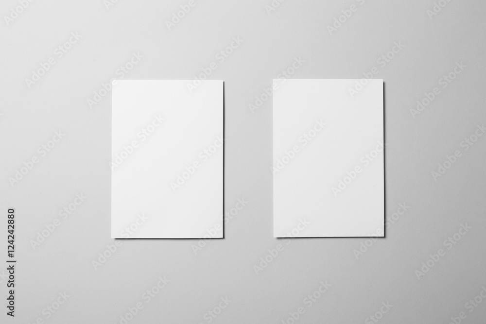 Blank A5 Flyer / Invitation Mock-up Blank A5 Flyer / Invitation Mock-up