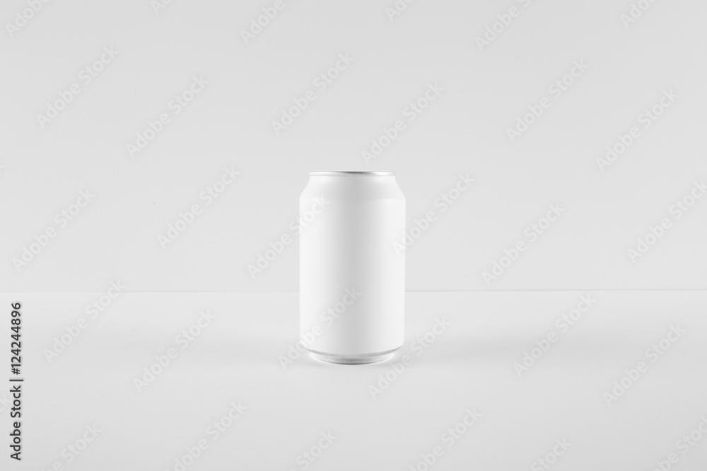 Blank Mock-up Cans on white background Blank Mock-up Cans on white background