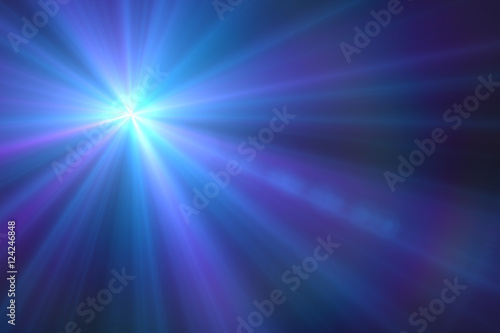 Abstract blue light