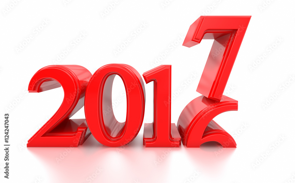 2016-2017 change represents the new year 2017 2016-2017 change represents the new year 2017