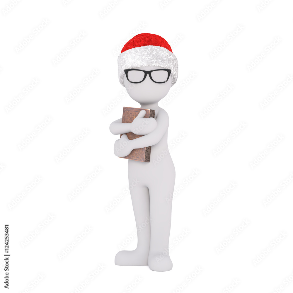 3D human figures in Christmas theme 3D human figures in Christmas theme