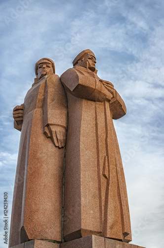 Riga Red Riflemen Statue photo