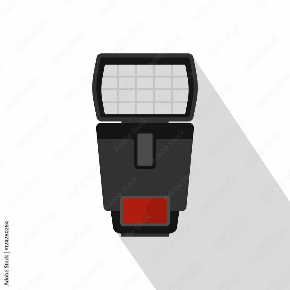 Photo camera flash icon. Flat illustration of photo camera flash vector icon for web isolated on white background Photo camera flash icon. Flat illustration of photo camera flash vector icon for web isolated on white background