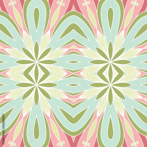 symmetrical geometric seamless pattern. Design element for art. 