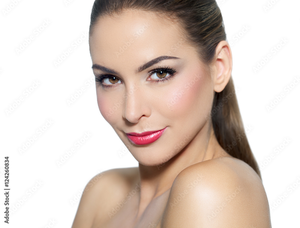 Woman With Beautiful Makeup Woman With Beautiful Makeup