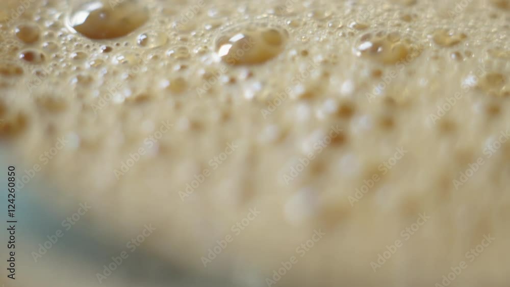 Tilt down shot of coffee