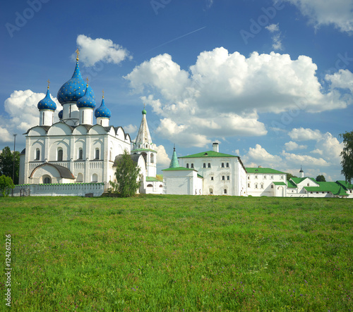 Summer landscape in Suzdal photo