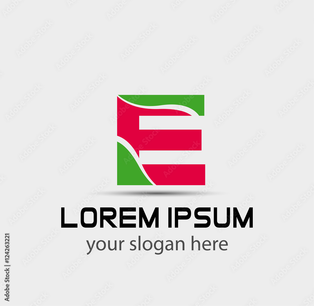 Letter e logo icon design template elements
Letter e logo icon design template elements