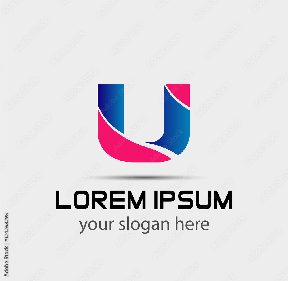 Set of alphabet symbols and elements of letter U, such a logo
Set of alphabet symbols and elements of letter U, such a logo
