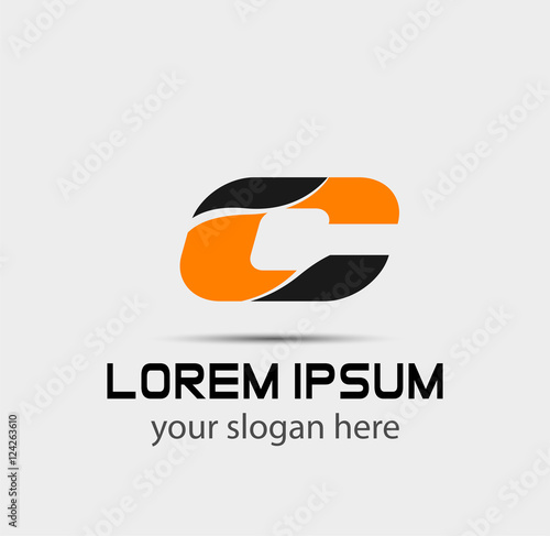 Letter C logo icon design template elements  