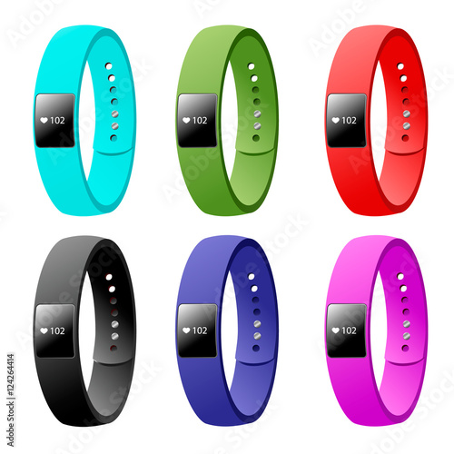 set of bracelet fitness activity tracker