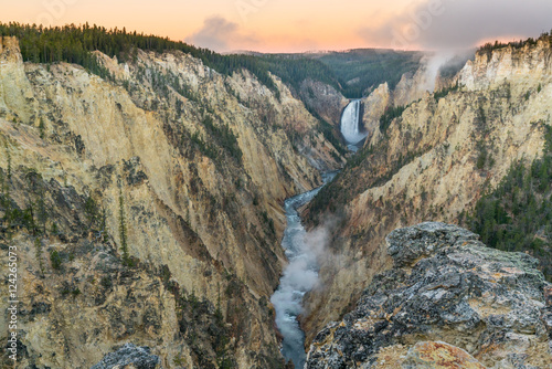 Yellowstone Wyoming Lower Falls photo