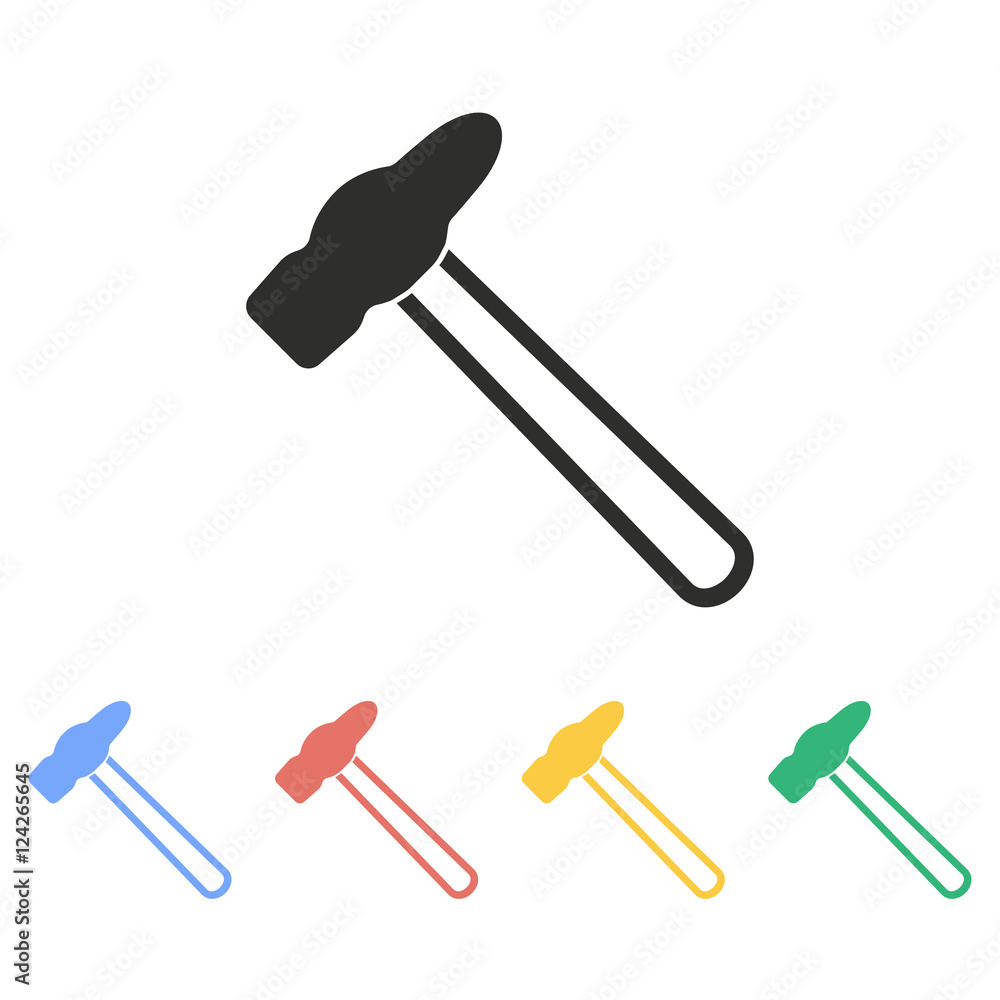 Hammer - vector icon. Hammer - vector icon.