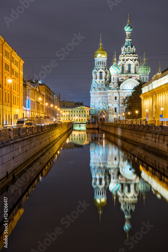 Church of the Savior on Blood at St.Petersburg  Russia