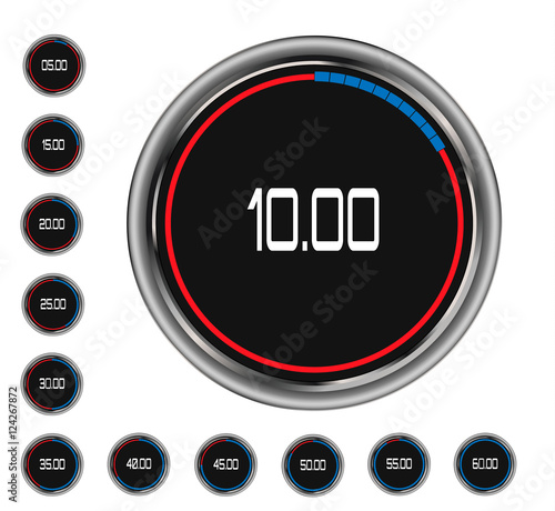 Complete Set of Digital modern Timer