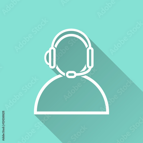 Assistance - vector icon.