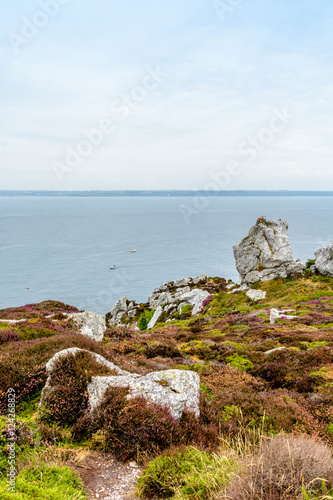 Sea at Camaret-sur-Mer in Brittany  France