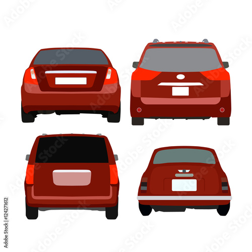 自動車バックスタイル02-red