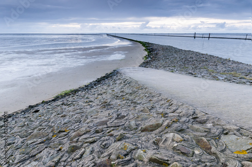sundown in East Frisia beach