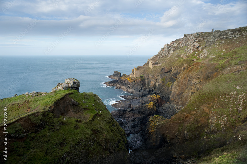 Cornish tin mining landscape
