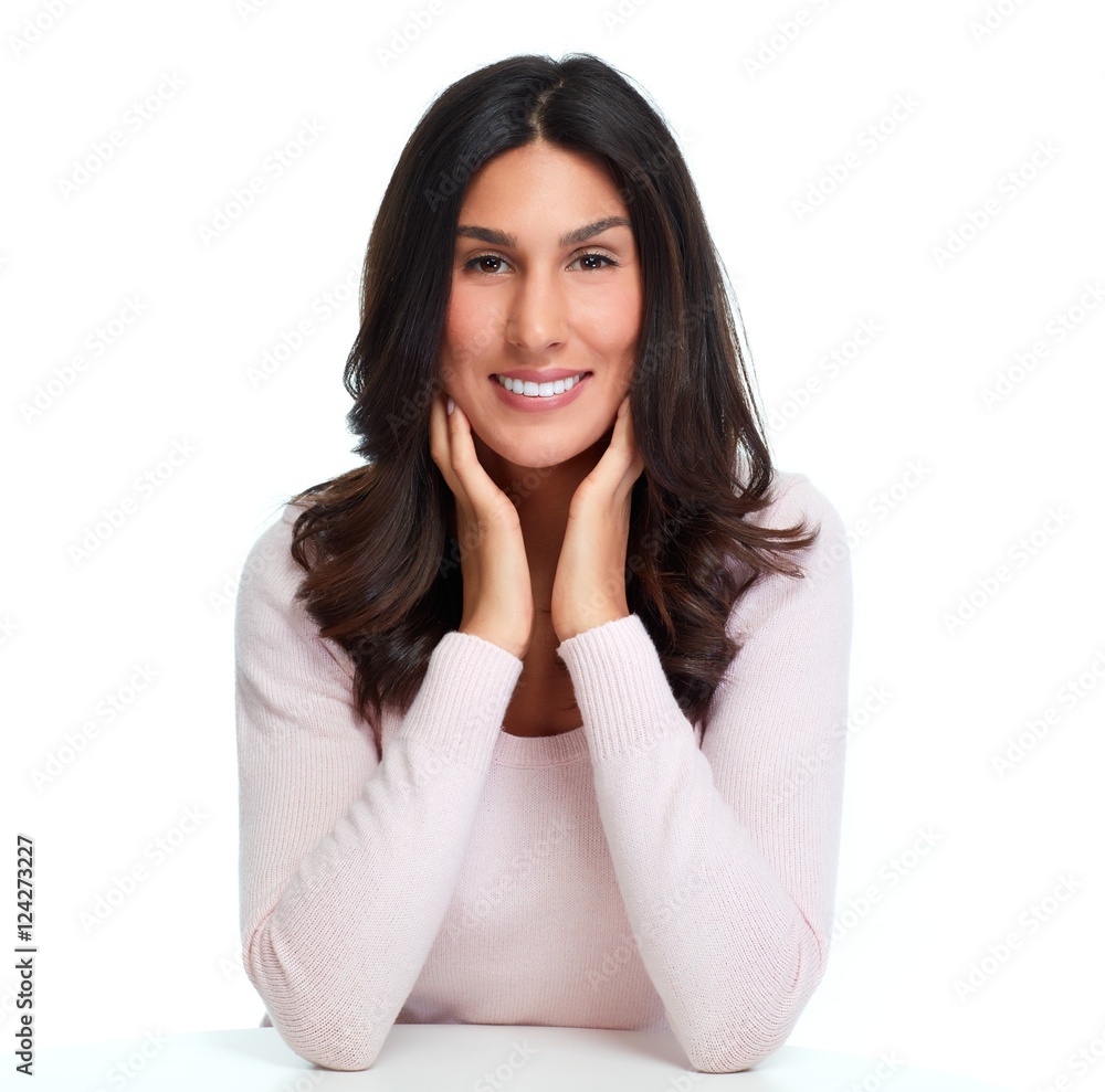 Smiling girl portrait. Smiling girl portrait.
