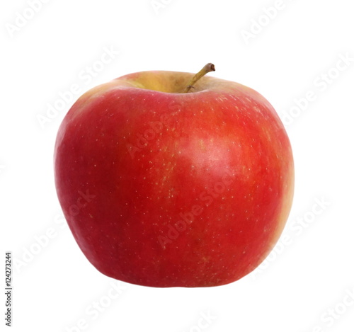 red apple isolated on white background, with clipping path