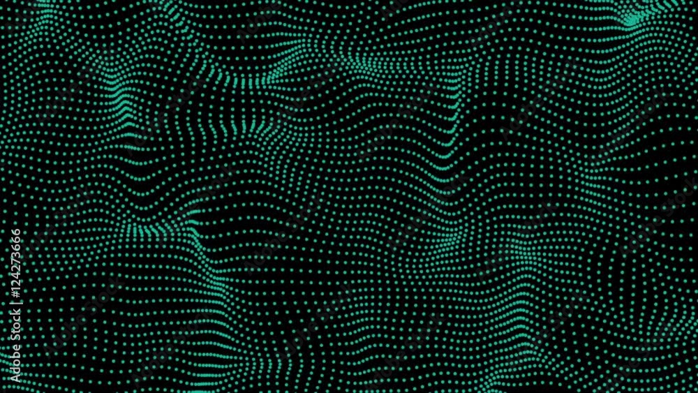 Abstract dotted background. Dots animation