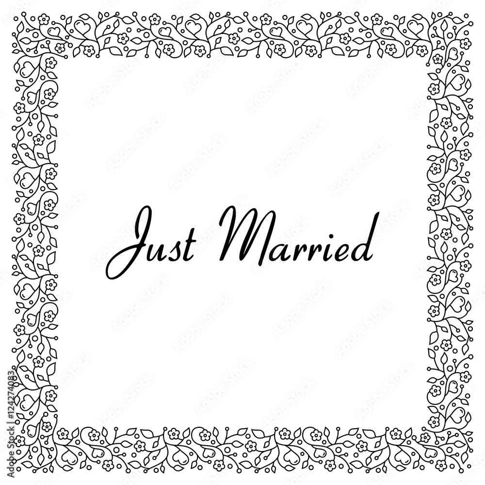 Ornamental floral pattern for wedding invitations and greeting c Ornamental floral pattern for wedding invitations and greeting c
