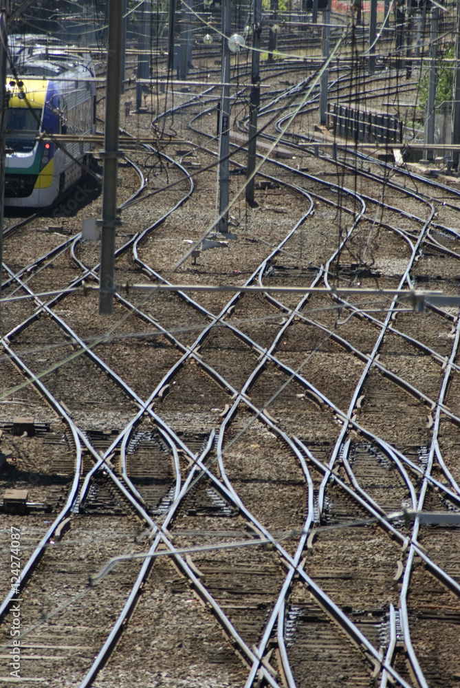 Crisscrossing Railway Lines Crisscrossing Railway Lines