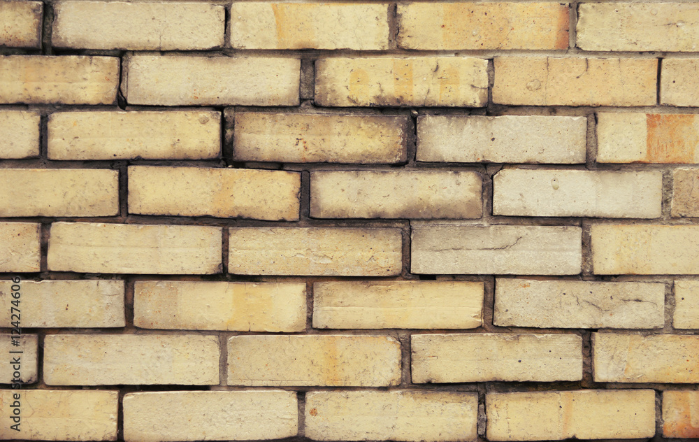 Fototapeta premium Brick wall, background